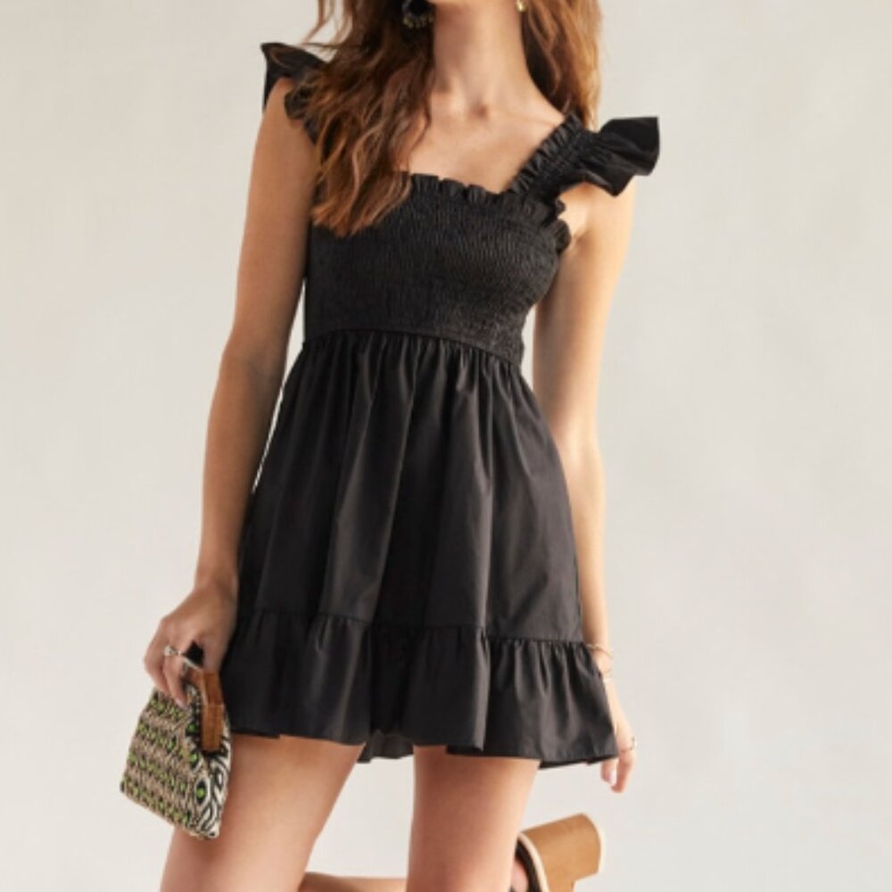 francesca's smocked dress